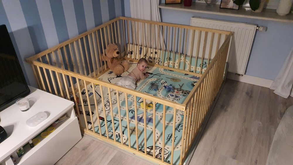 Duży kojec dziecięcy 150 x 150 jak nowy