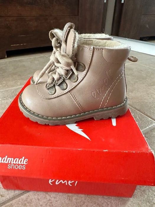 Buciki niemowlęce/ dziecięce Emel 21 wełna z membraną