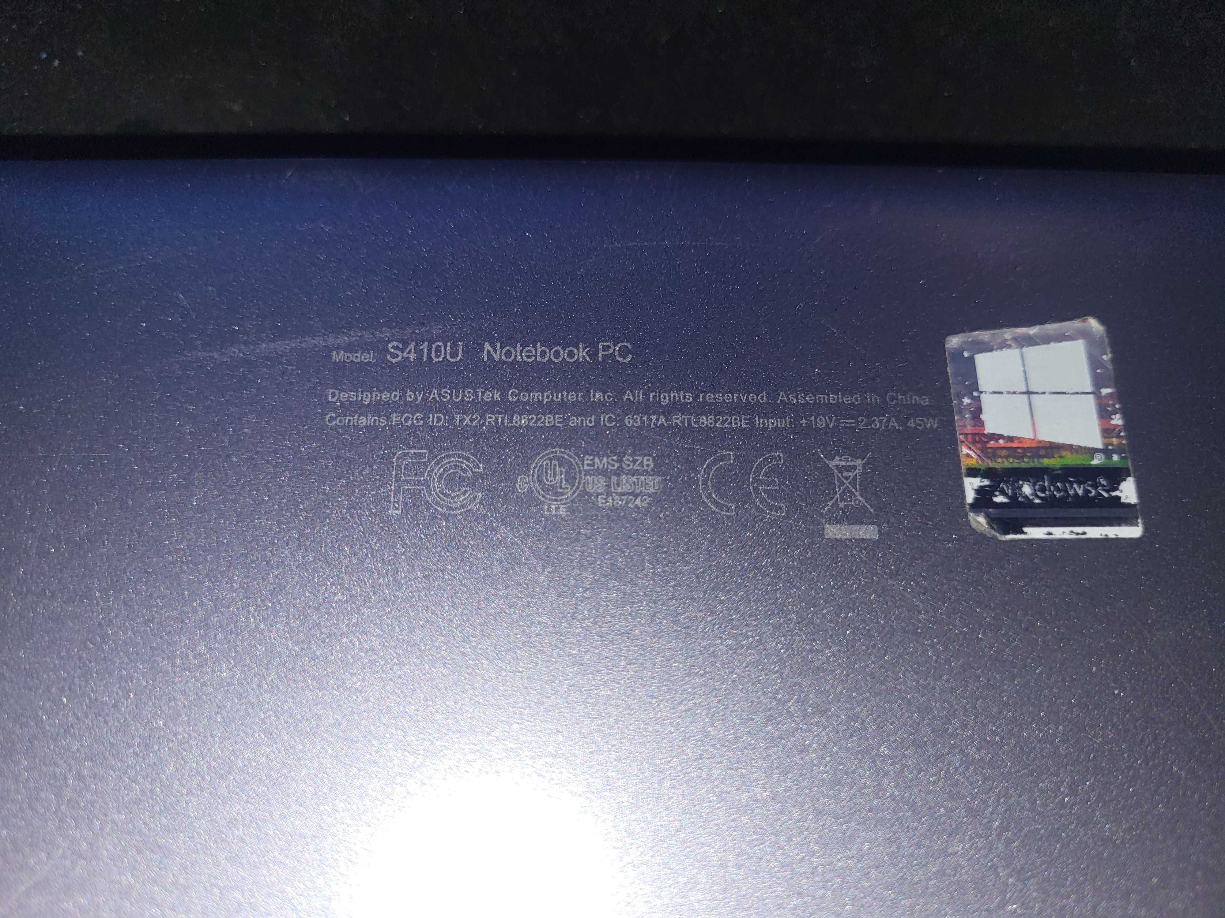 Laptop Asus S410U - 20GB RAM, 256GB SSD M.2, Full HD 14 cali