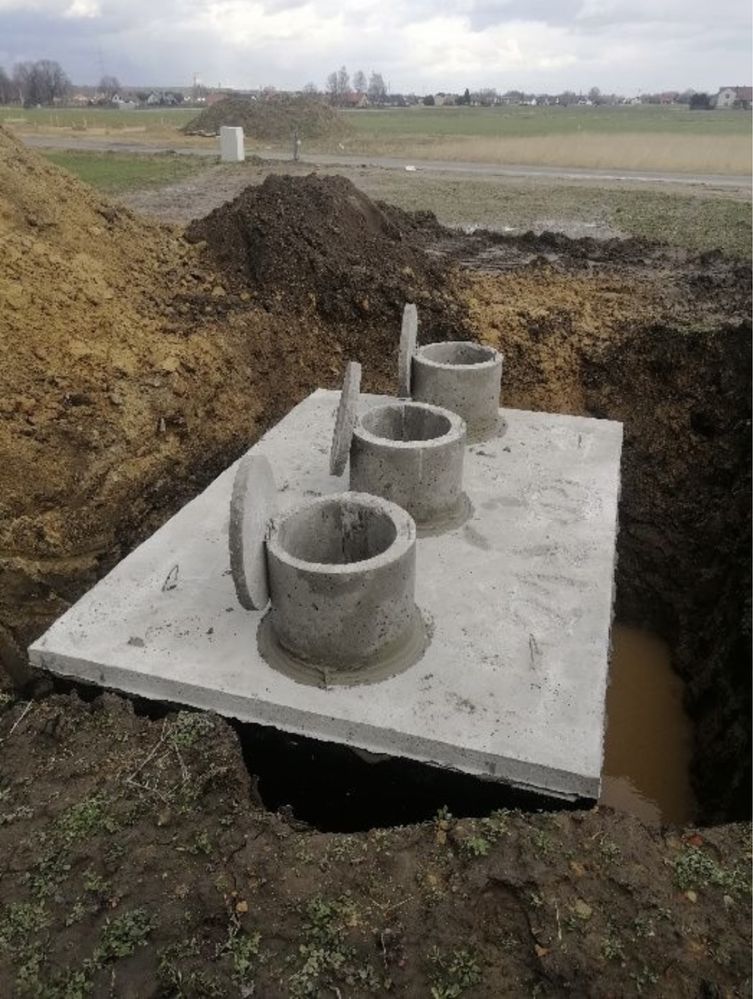 Szambo betonowe zbiornik na deszczówkę 12m3 gnój Pińczów Kielce
