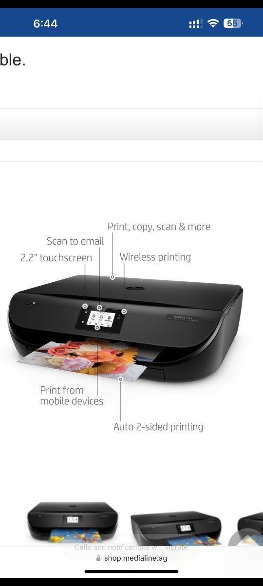Impressora HP - Quase nova (poucas utilizacões)
