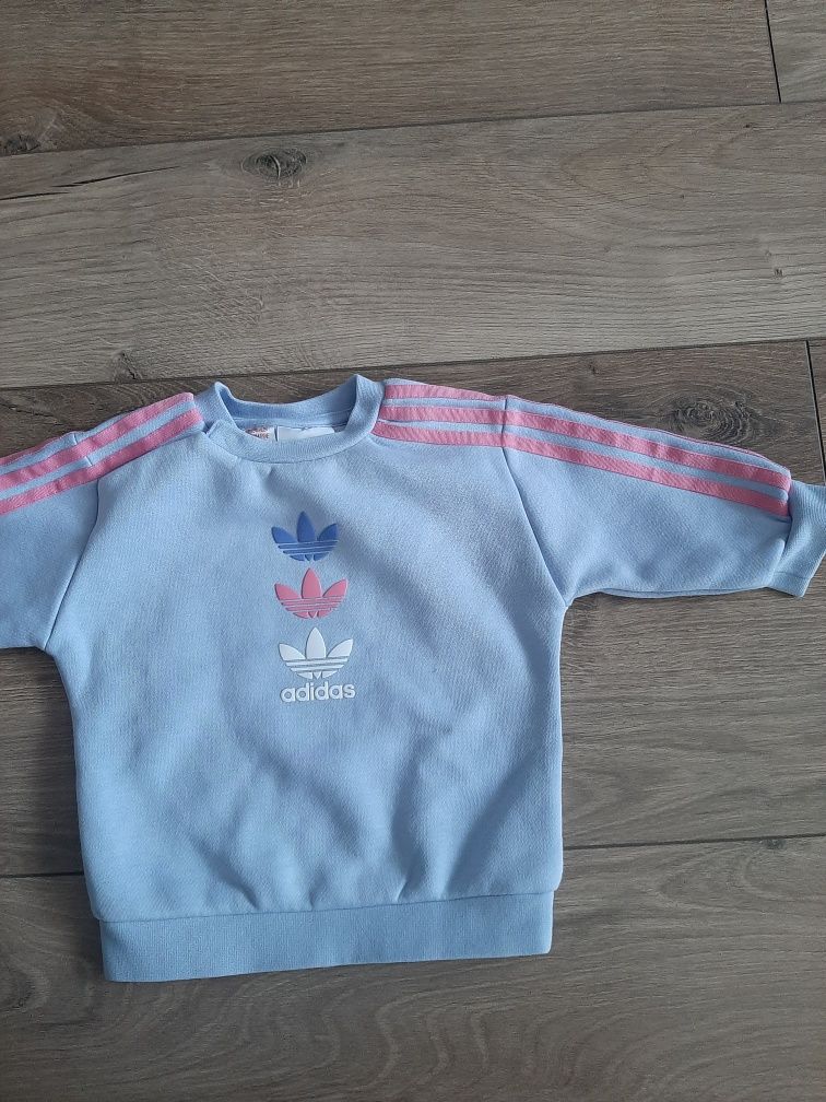 Bluza dziecięca adidas, rozm. 0-3 mies. Kolor błękitny