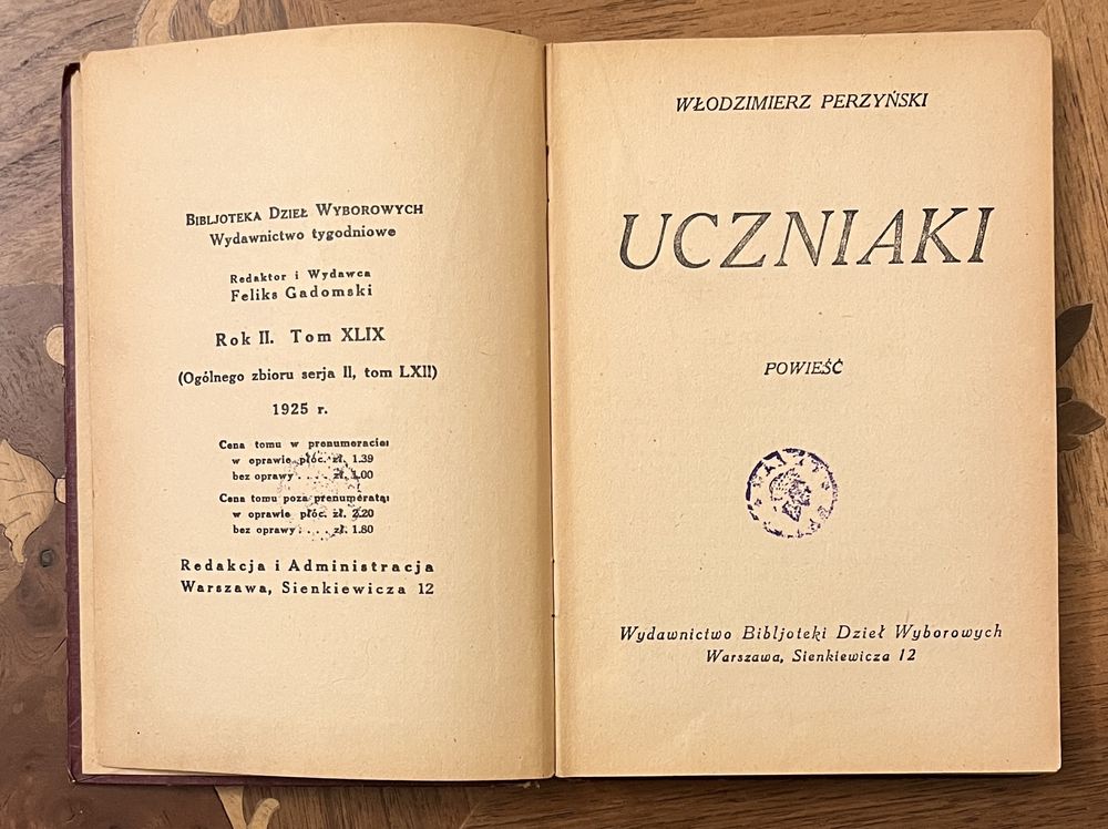 „Uczniaki” Włodzimierz Perzyński 1925r