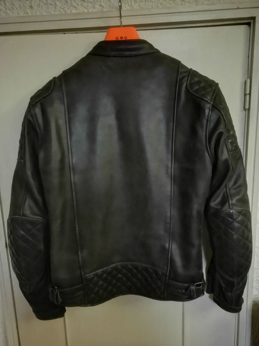 Casaco de Moto Pele verdadeira marca Bearing como novo com forro