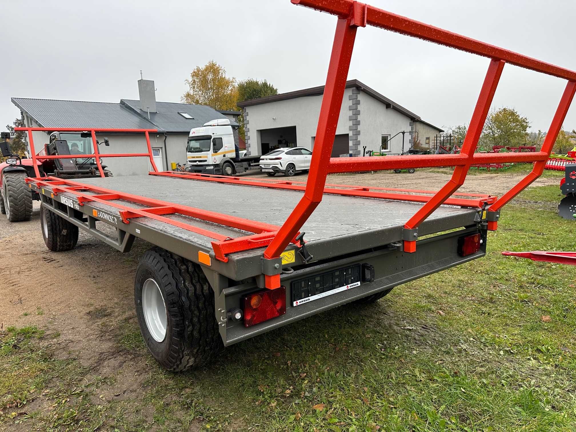 NOWA! Przyczepa do bel URSUS T665 Laweta platforma Pronar 7T Wielton