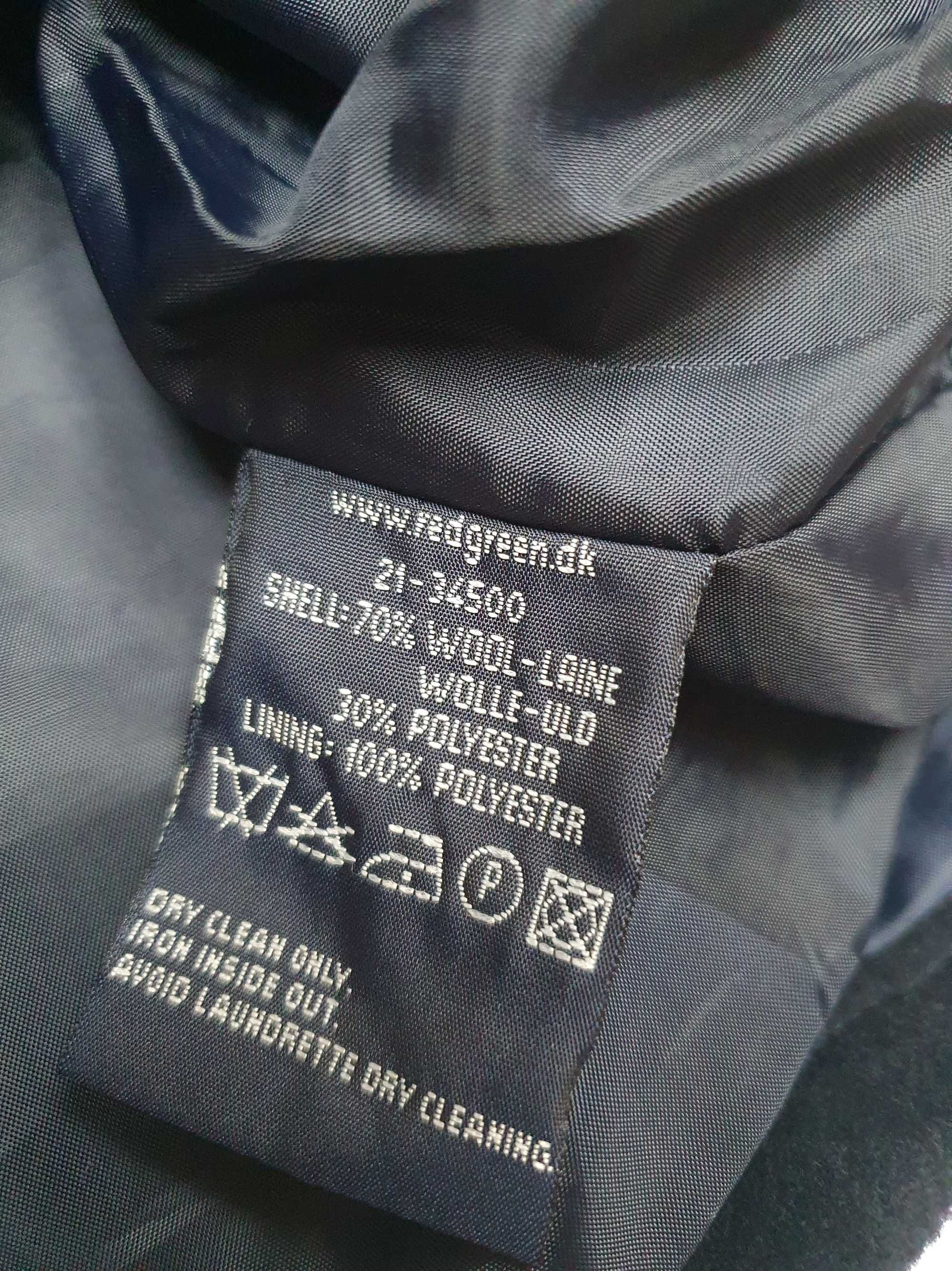 Redgreen bluza M granatowa – lekka, bawełna, stójka, kieszenie