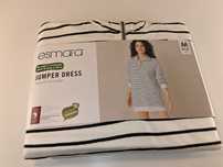A162 Esmara Sukienka Sweterkowa Jumper Dress Damska Paski M 40/42