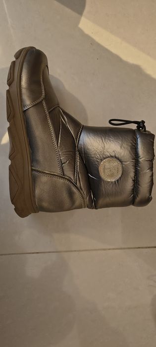Buty Kornecki 36 zimowe z membraną 06916 złote wodoodporne kozaki
