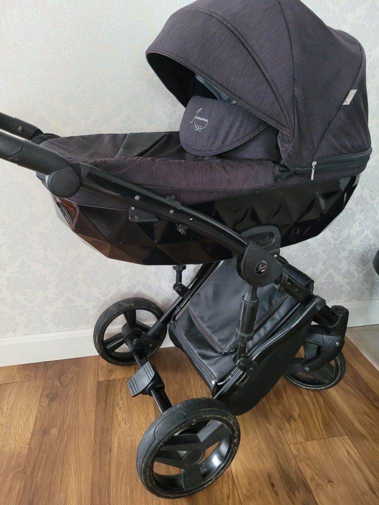 Wózek  Junama gondola spacerówka  nosidełko cybex z bazą