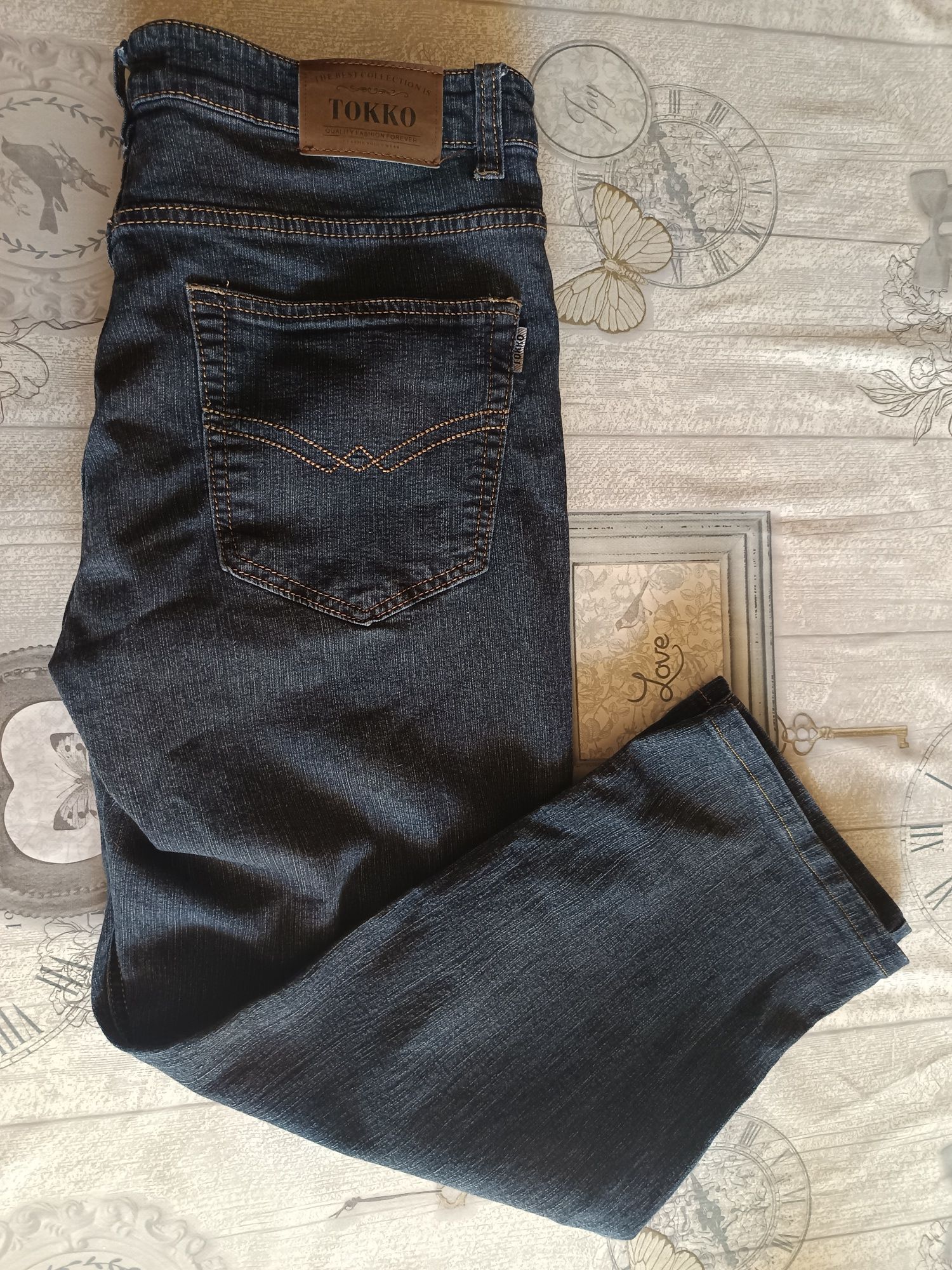 Spodnie jeans męskie XL.