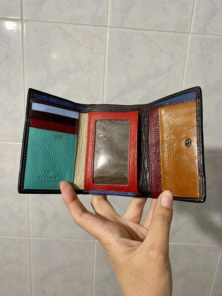 Новый фирменный кожаный кошелек, шкіряний гаманець