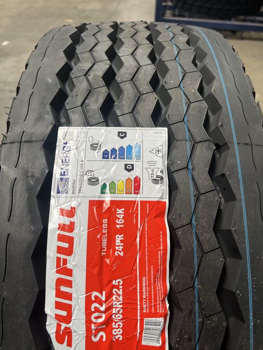 Nowe opony 385/65R22.5 ciężarowe naczepa 4 rowki wysyłka/montaż