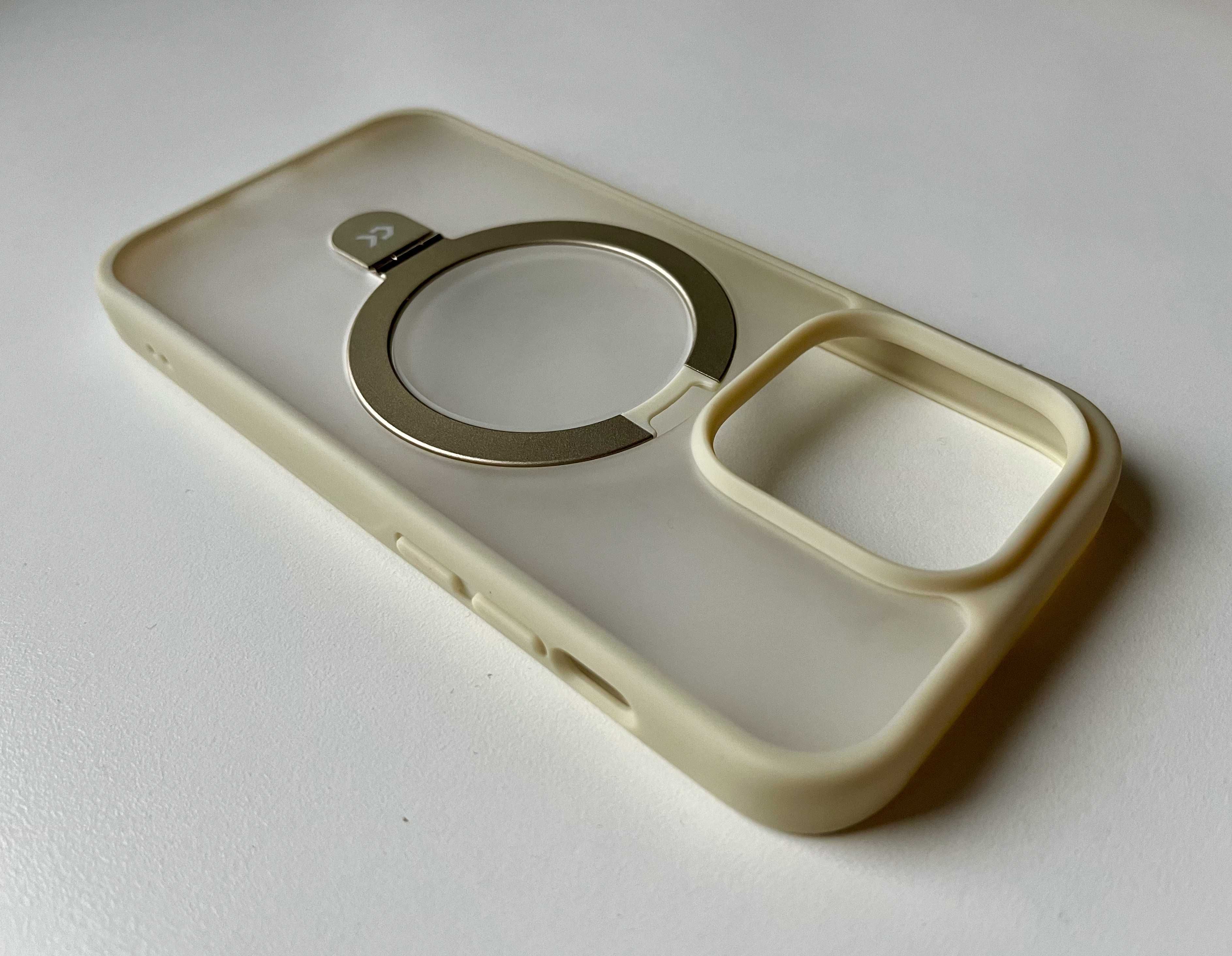 Plecki CASEKOO do Apple iPhone 14 Pro - kremowy