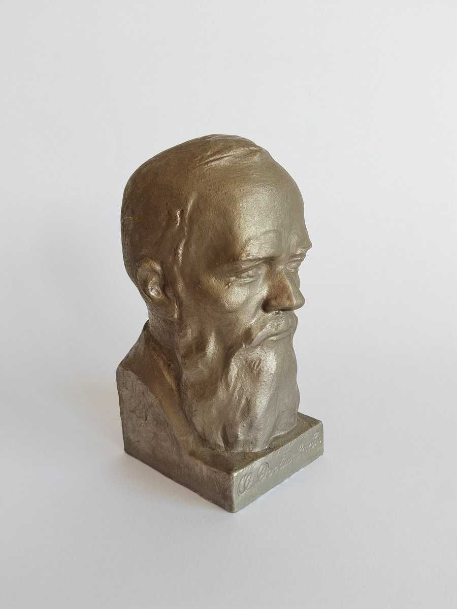 Fiodor Dostojewski – biust z lat 70., ZSRR, metal