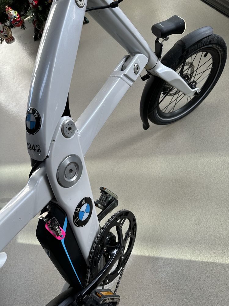 Rower BMW składak elektryczny unikat
