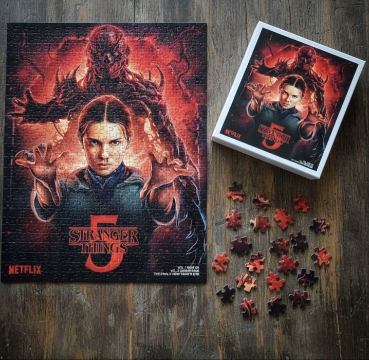 Пазл Stranger Things • Яскравий постер  • Ідеальний подарунок