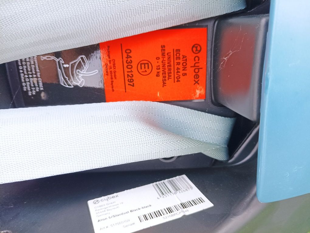 Fotelik samochodowy Cybex Anton 5 plus baza ISOFIX