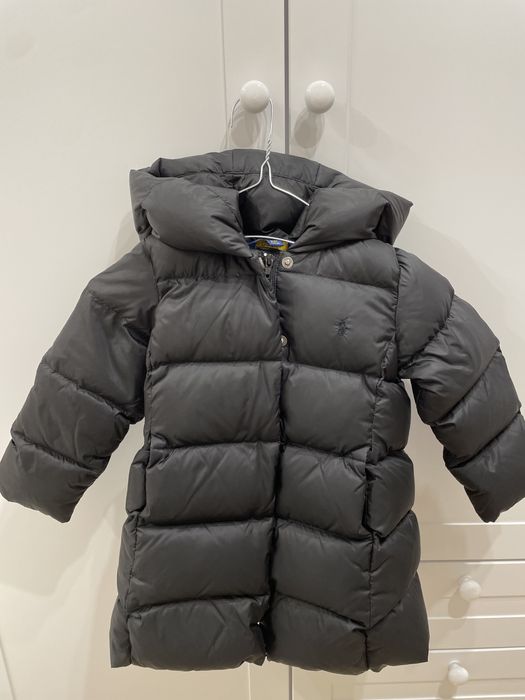 Polo ralph lauren пуховик для дівчинки.