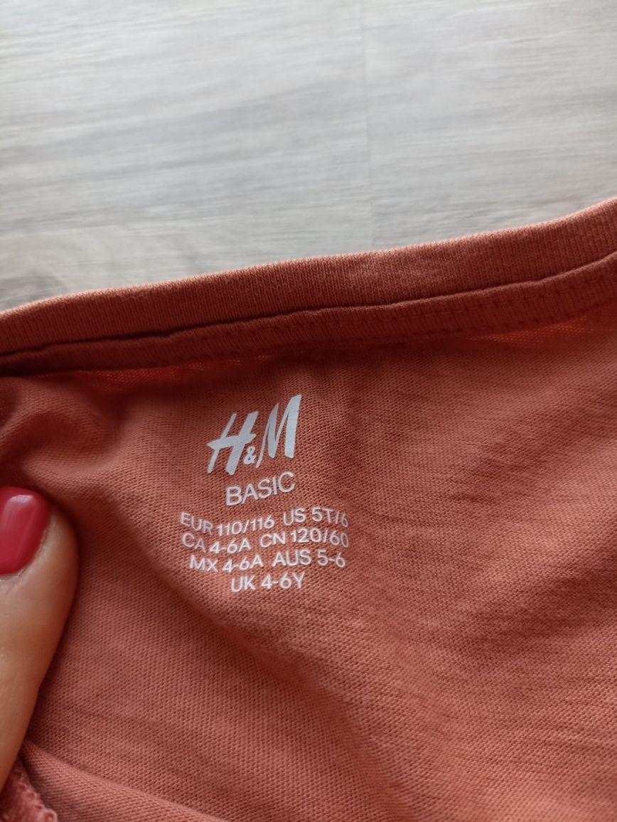 2 T-shirty na krótki rękaw, H&M, 110/116