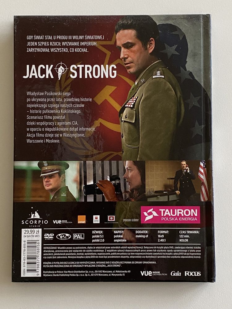 Jack Strong Szpieg który pokonał imperium film DVD