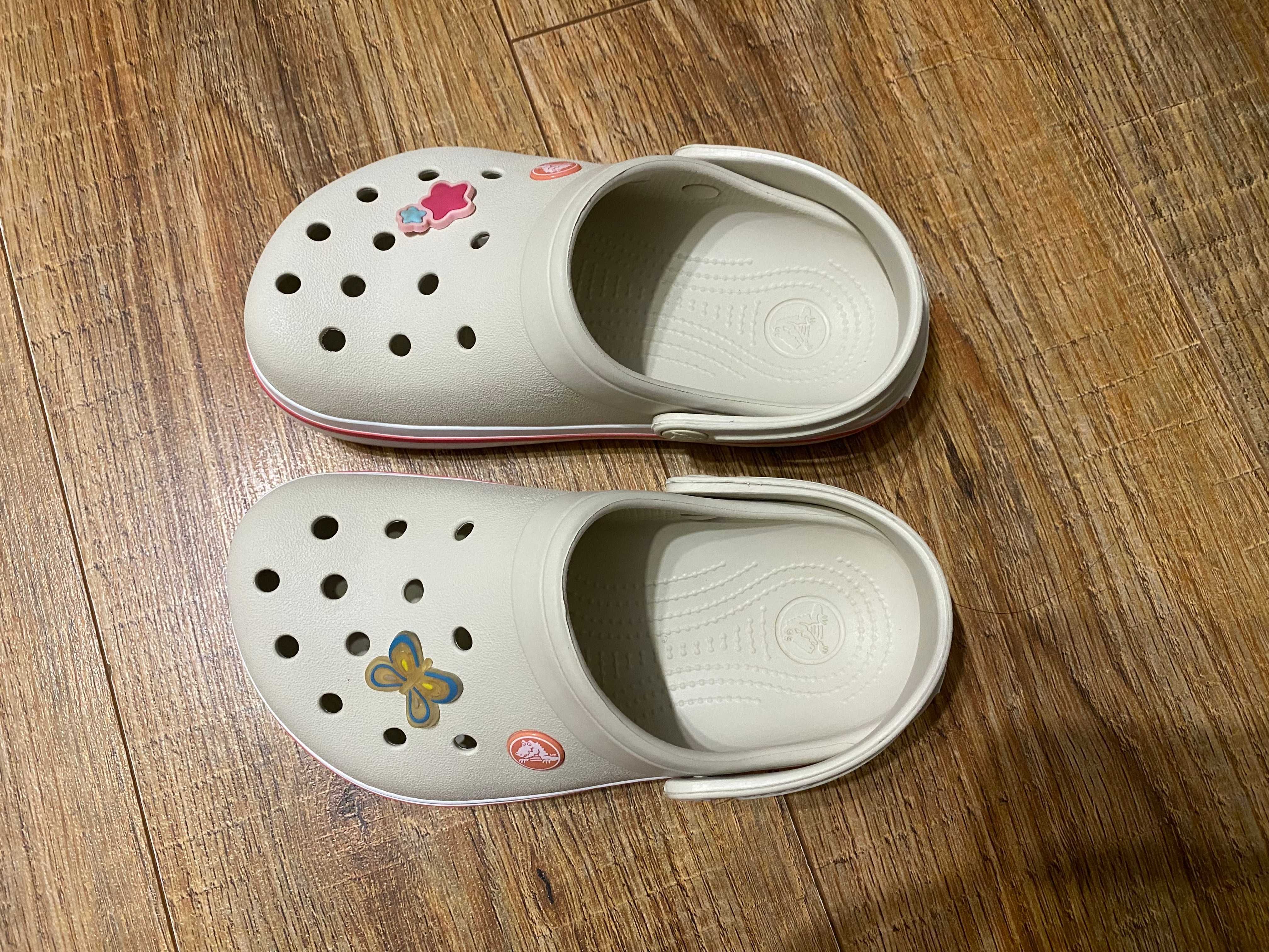Crocs шлепки босоножки сандали детские на девочку сабо Крокс р.31 J-1