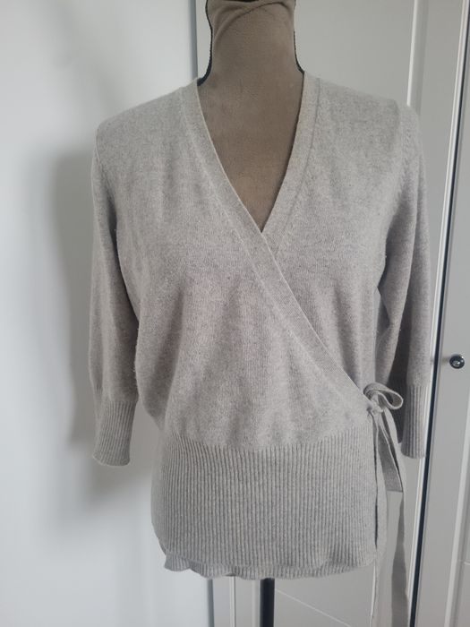 Szary sweterek Autograph 100%kaszmir