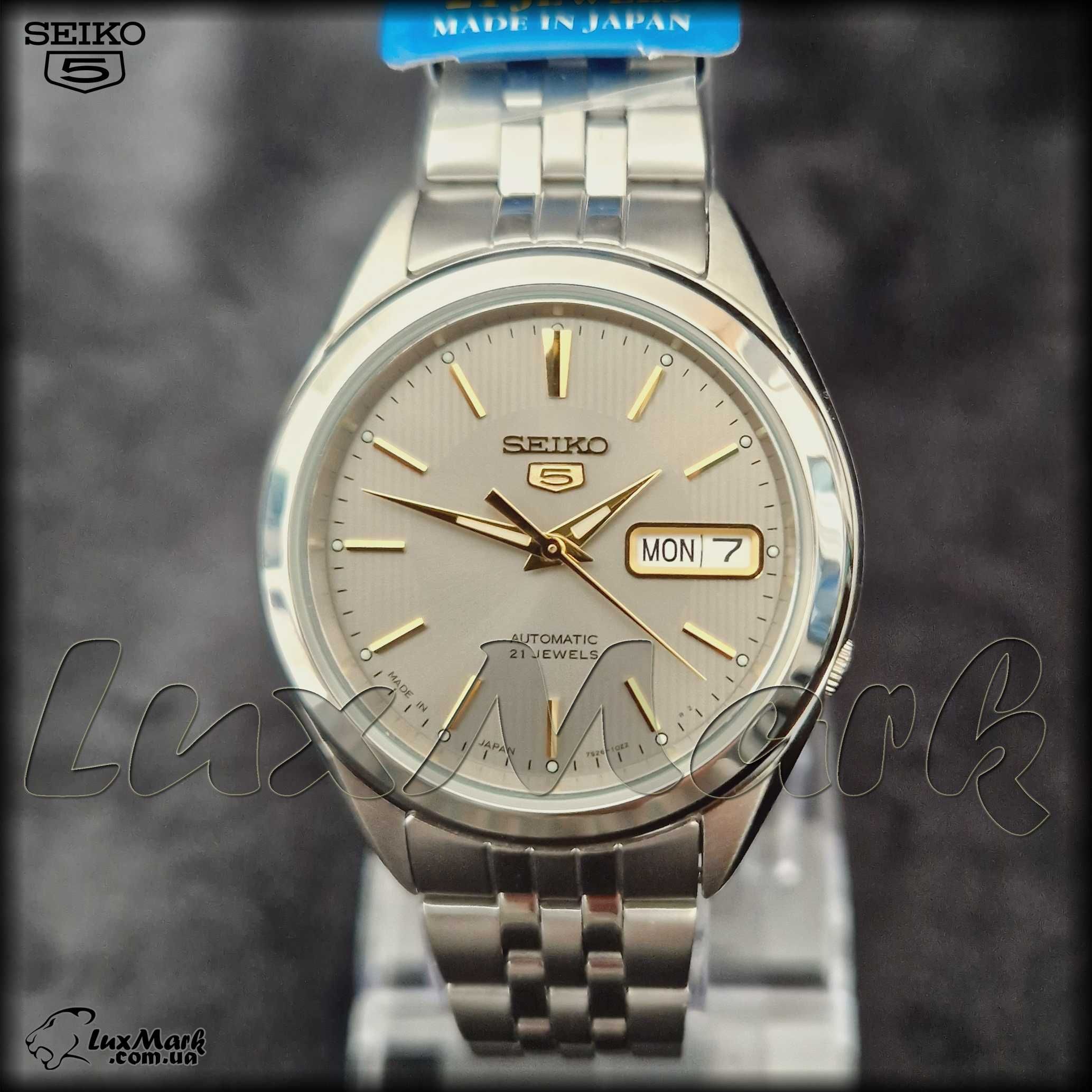 Годинник чоловічий Seiko 5 Automatic SNKL19J1 38мм Made in Japan