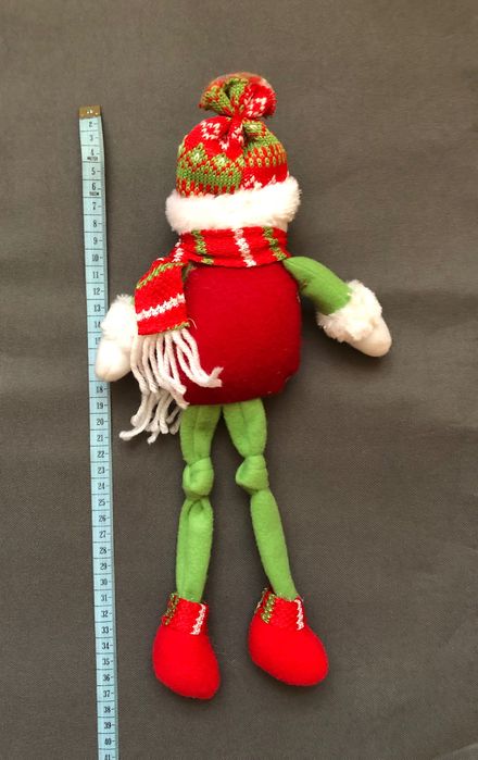 Сніговик декор новорічний різдвяний