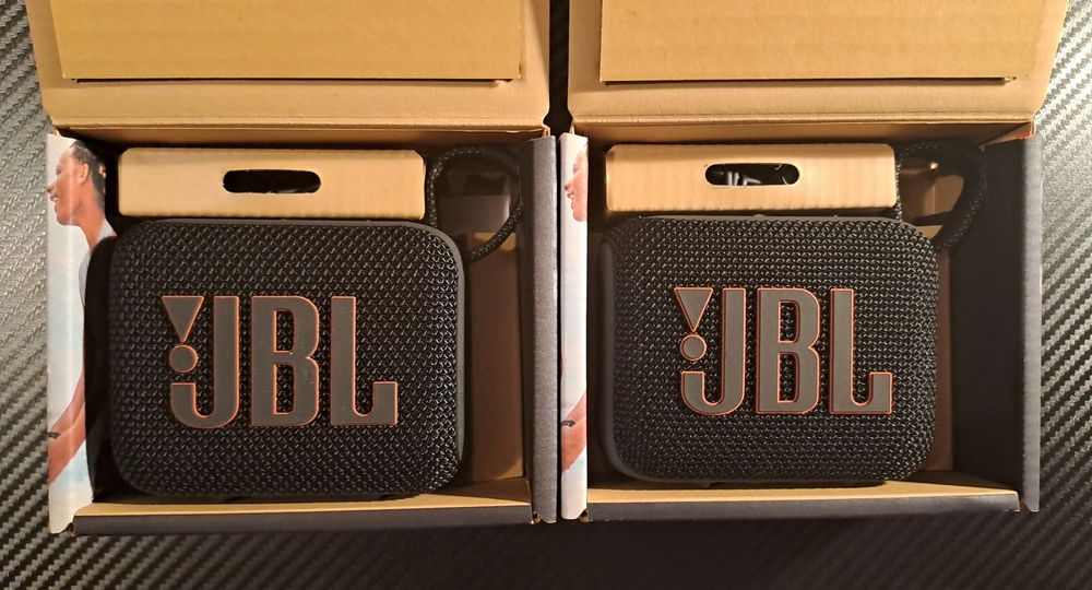 2 sztuki JBL go4 w kolorze czarnym nowe