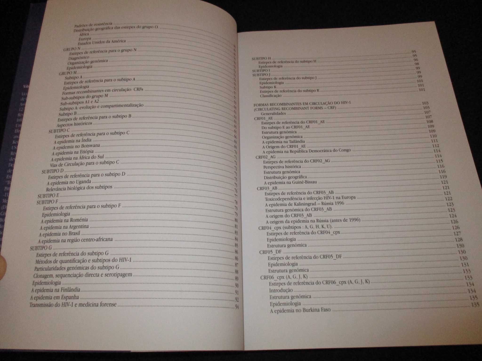 Livro Subtipos Genéticos e resistência do HIV-1 Vítor Duque Minerva