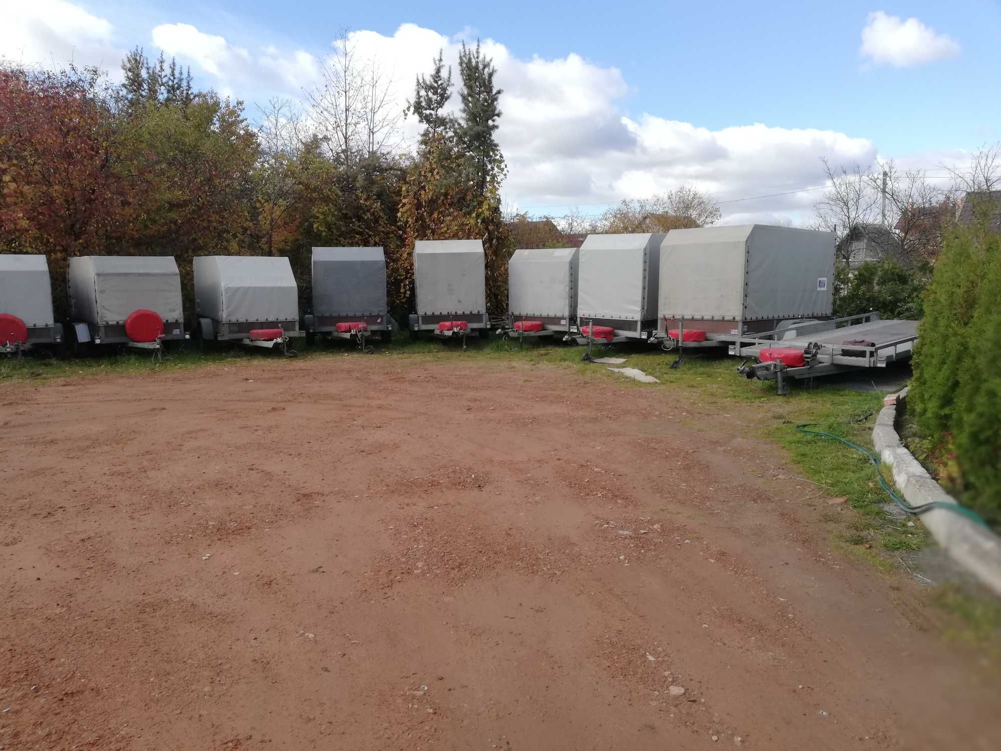 Оренда/прокат причепів, лавет/прицепов повної маси 750-3500кг