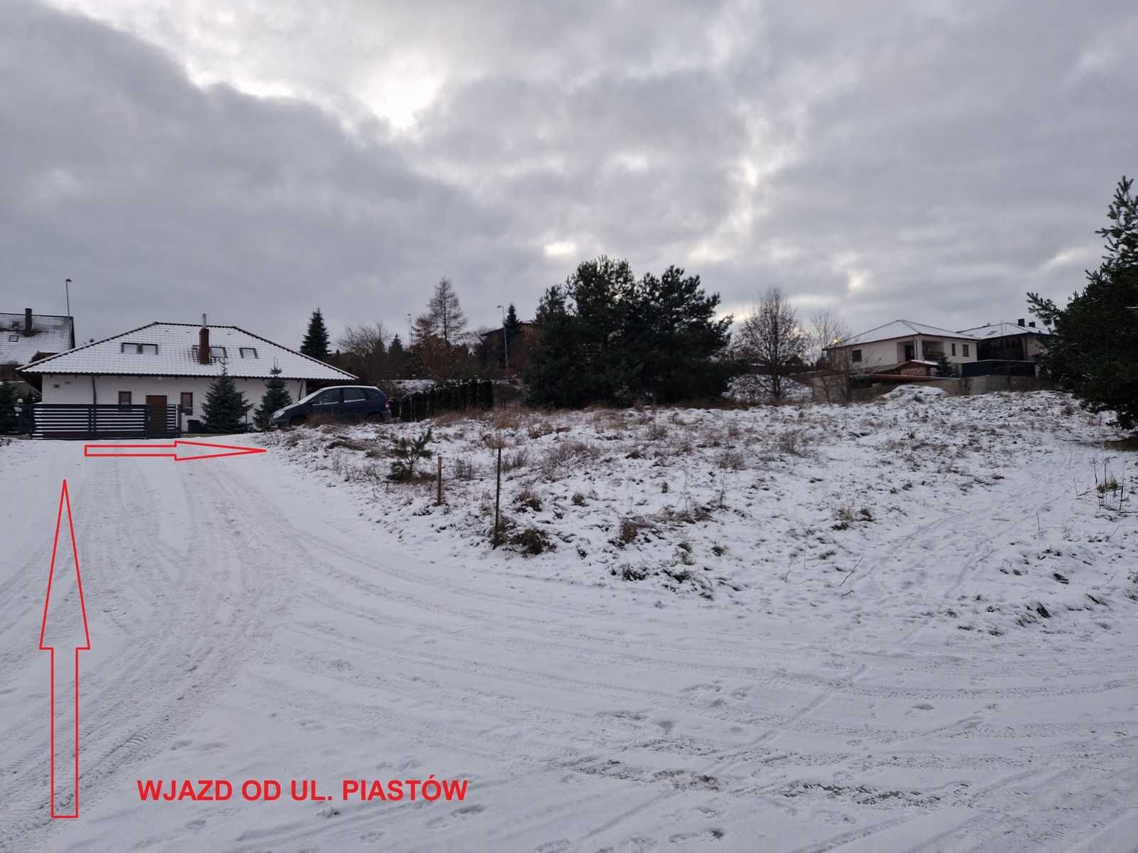 Działka budowlana - 1940 m2 - Więcbork ul.Pomorska - ul.Piastów