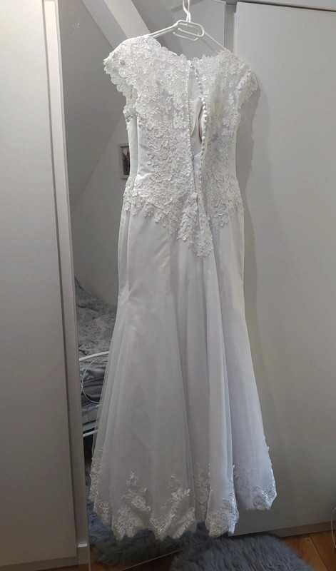 Biała sukienka ślubna XS