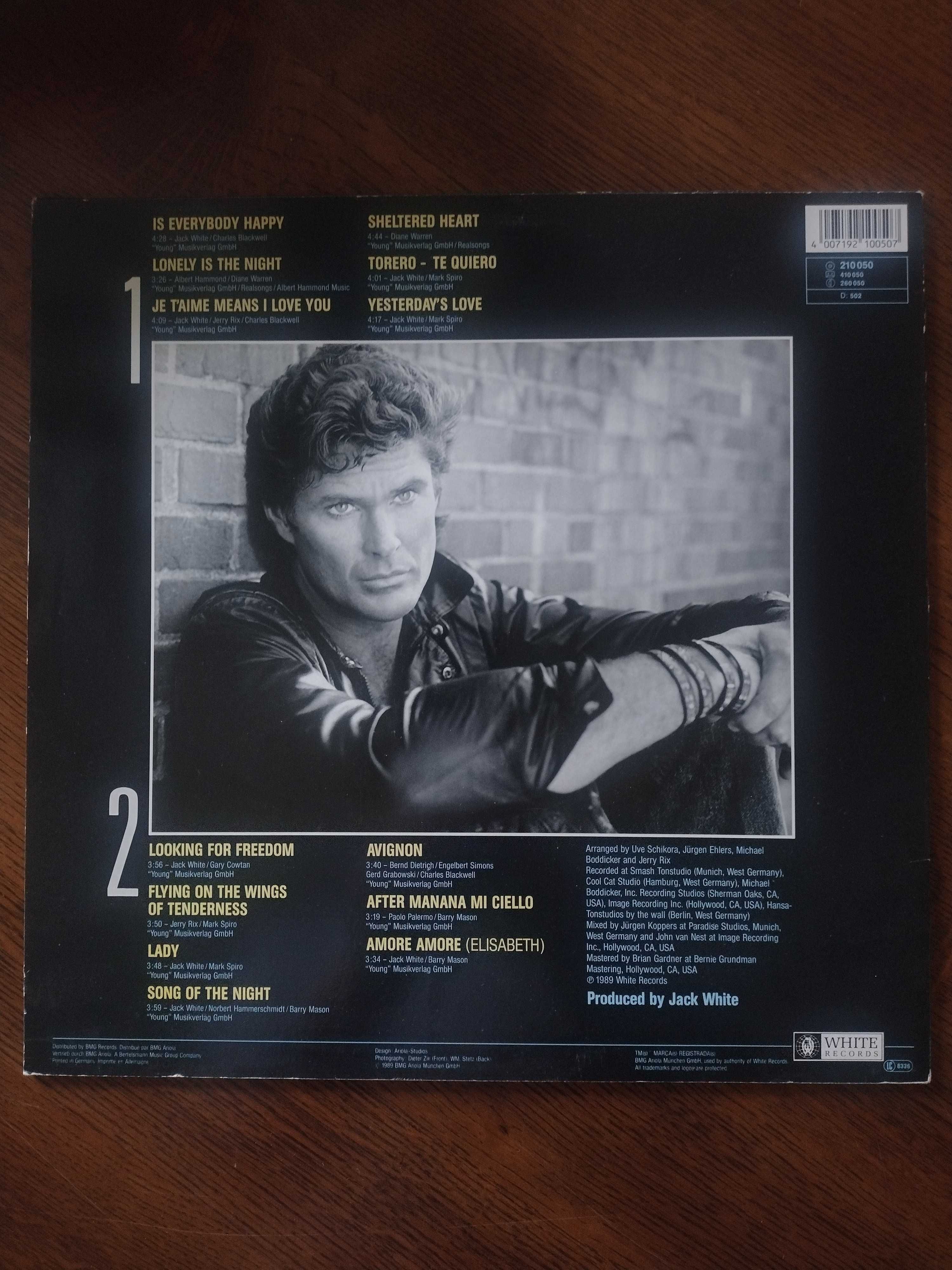Płyta winylowa - David Hasselhoff  - LP
