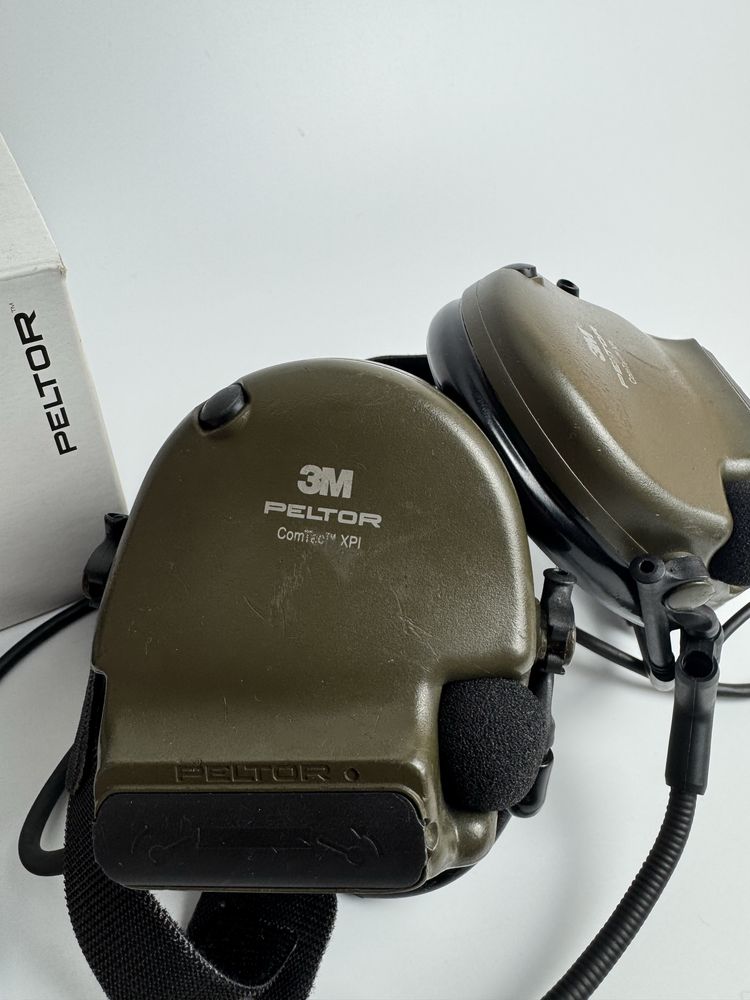 Гарнітура активна 3M Peltor XPI колір олива некбенд