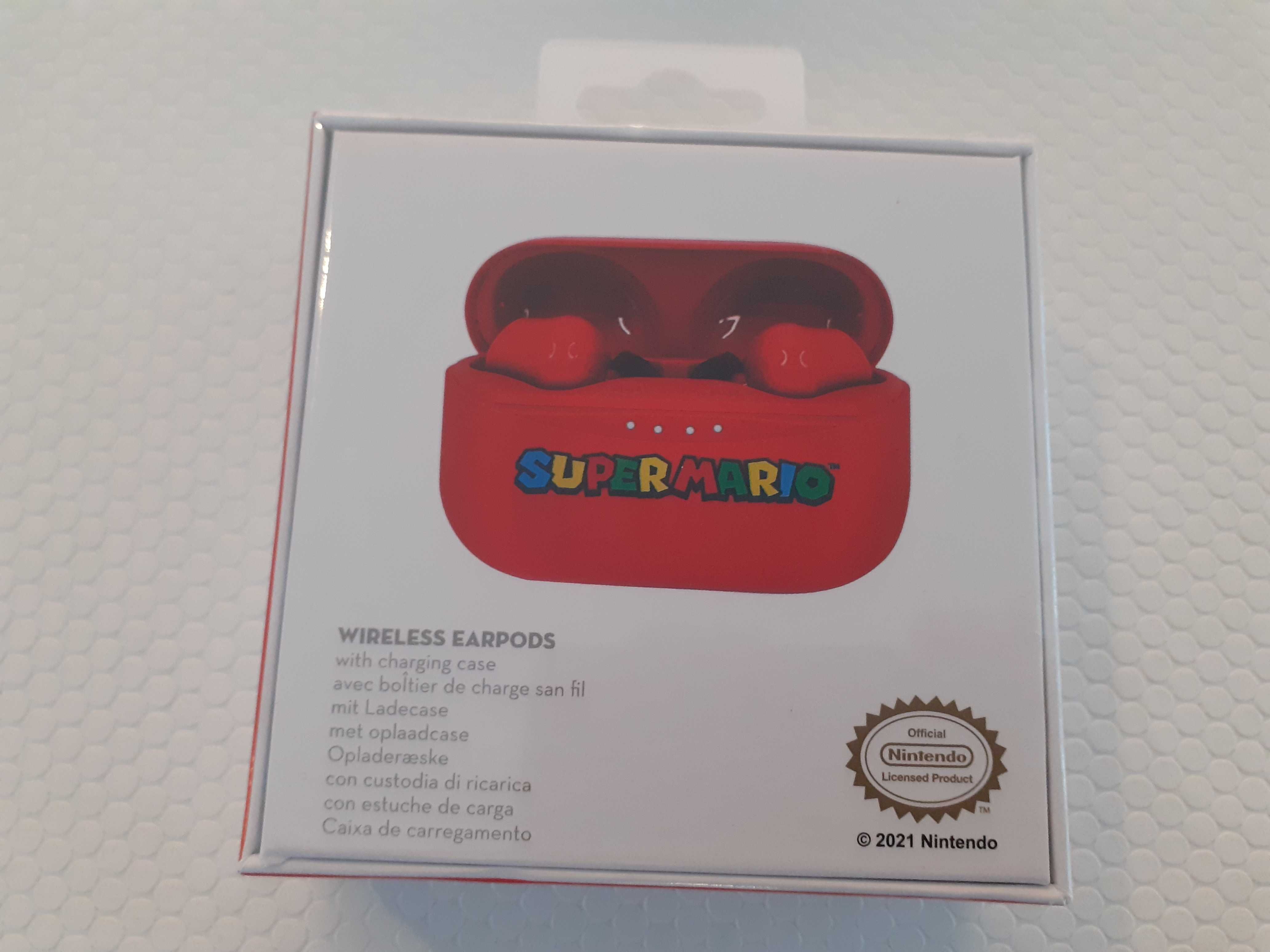 Auriculares Nintendo True Wireless Sound - Super Mario (vermelhos)