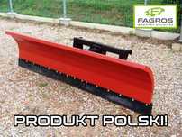 Pług Śnieżny Prosty Sztywny Amortyzacja spręzynowa 1,2-3.0