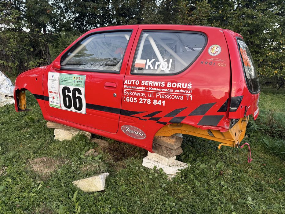 Fiat seicento KSS,  GSMP, rajdy, kjs, klatka bezpieczeństwa nadwozie,