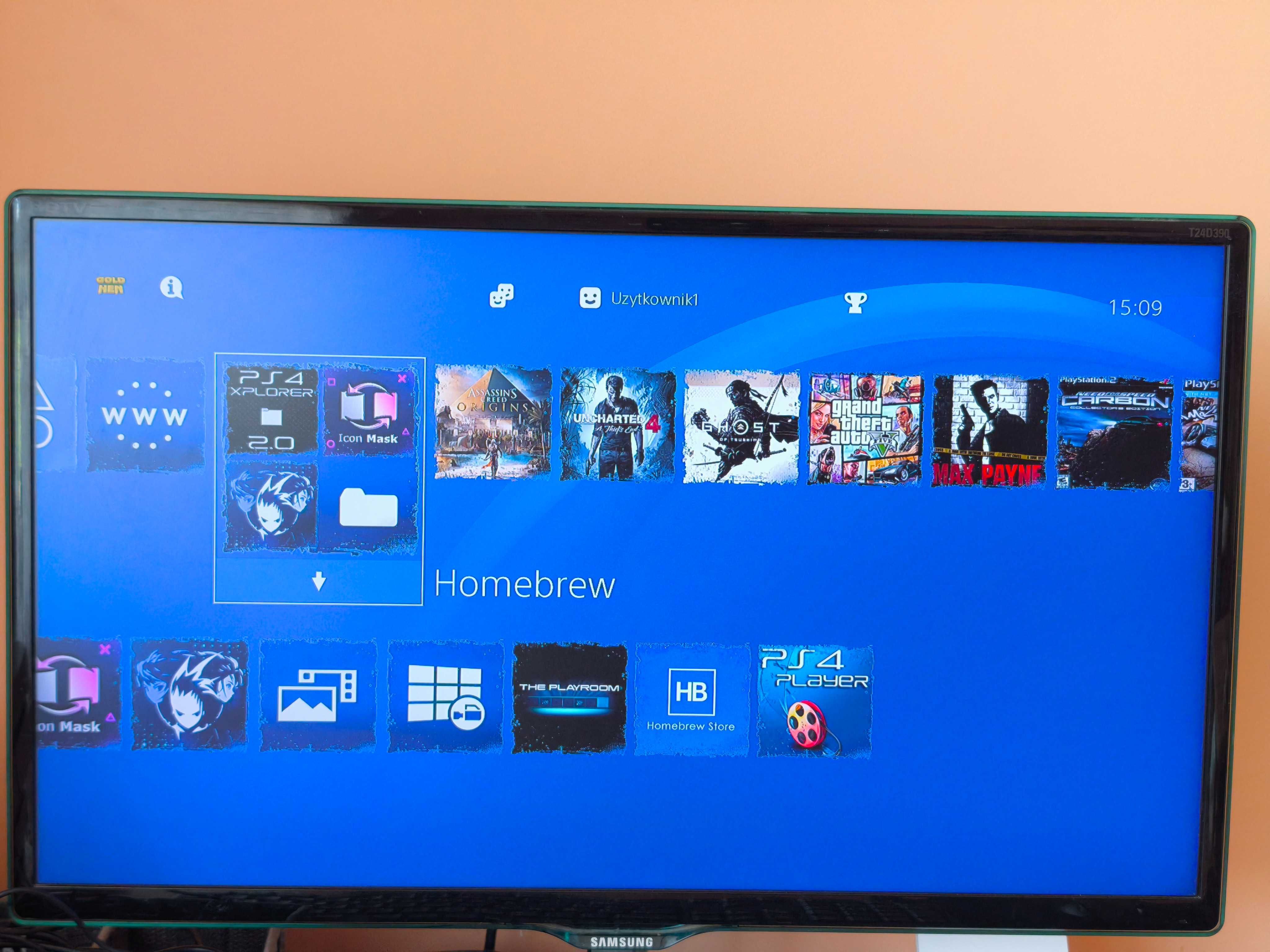 !PS4 BIAŁA FAT CUH-1216A HDD 1TB!! FW 9.60 Jailbreak+Orig.Pad+HDMI!!
