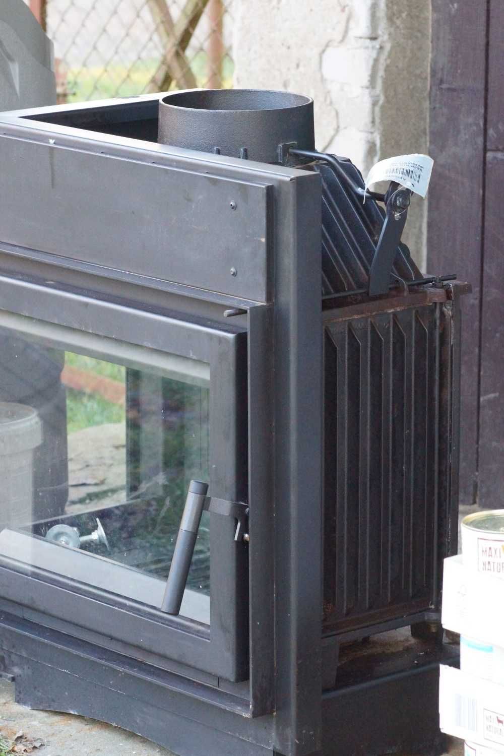wkład kominkowy kratki MAJA 12kw lewy nowy
