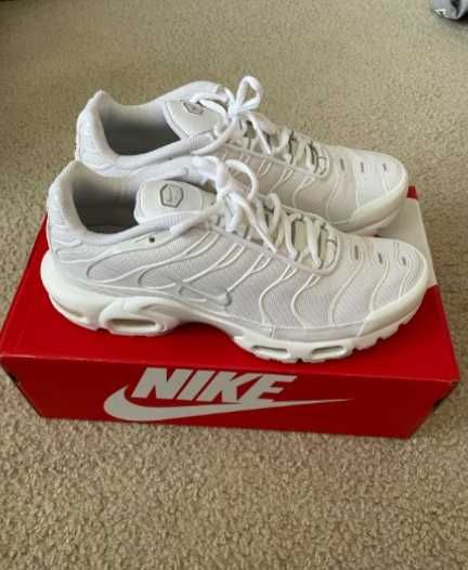 buty EspadryleNikeAirMaxPlusWhiteEspadryle R.37.5