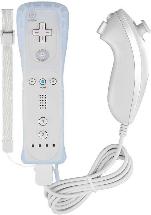 Comandos conjunto consola WII Nunchuk esquerda direita NOVO