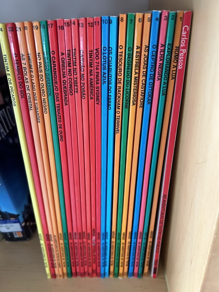Coleção “As aventuras de Tintim” Hergé