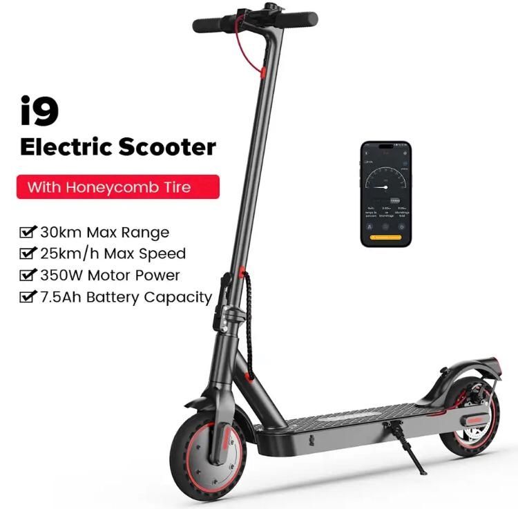 Hulajnoga elektryczna iScooter i9- 8.5cala opona plaster miodu 350 W