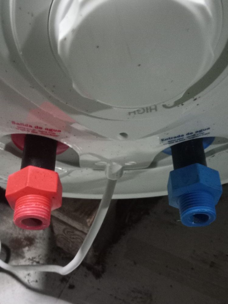 Cilindro aquecer agua