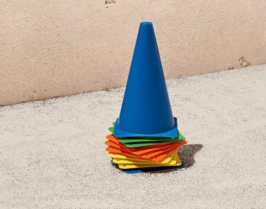 PACHOŁKI treningowe markery talerzyki 10szt