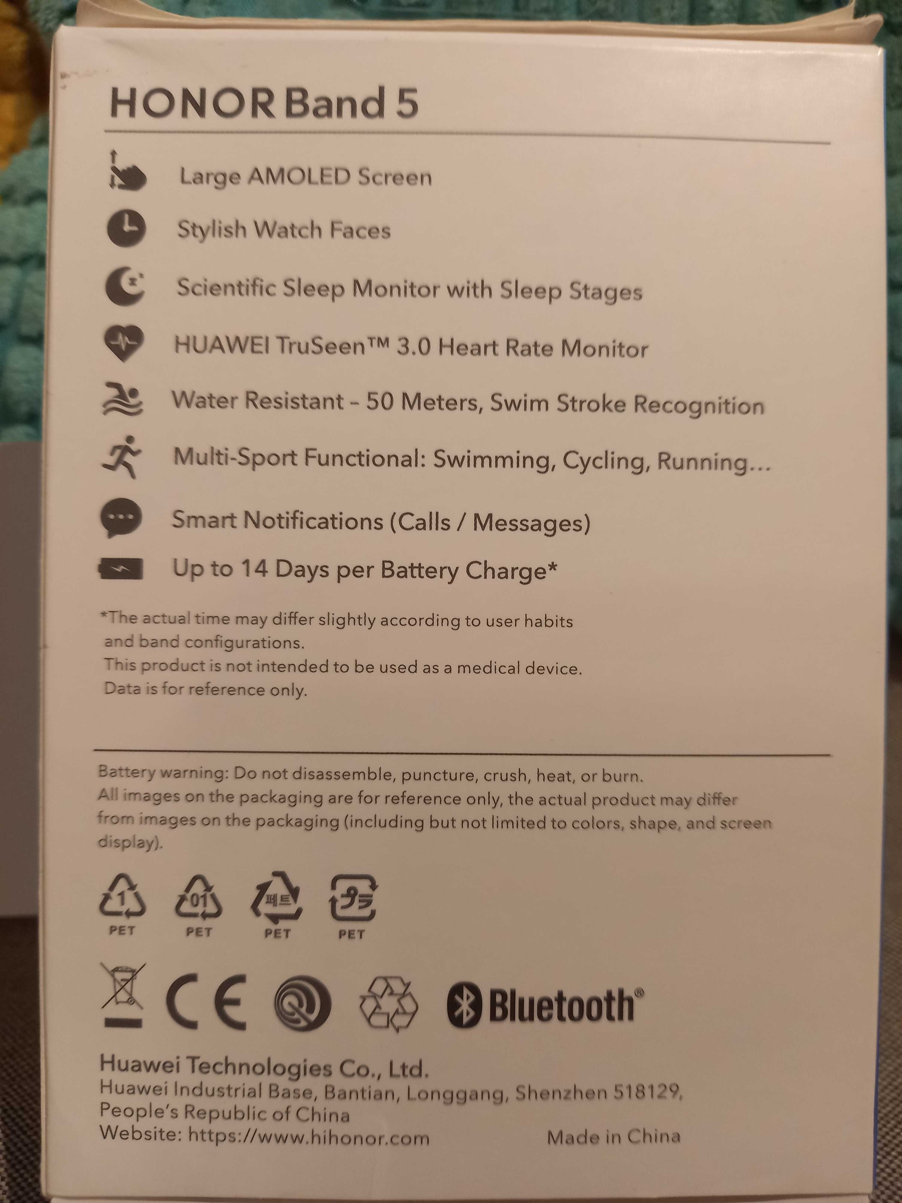 Honor Band 5 + 2 zmienne opaski