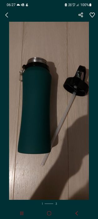 Zielony bidon, 0,6 L, 1szt za 10 zl