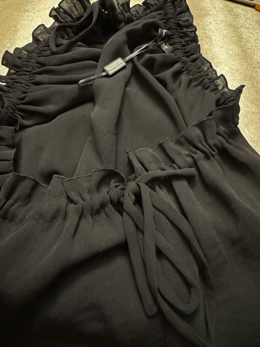 Spódnica z podszewką Massimo Dutti 42 czarna luźna regulowana