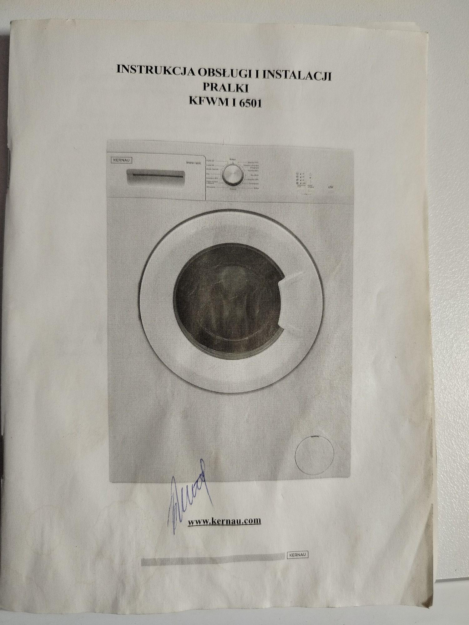 Pralka Kernau, jak NOWA, mało używana - GWARANCJA do 2029